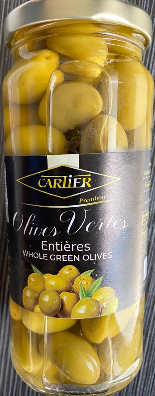 Olive Vertes Entières Cartier 340g