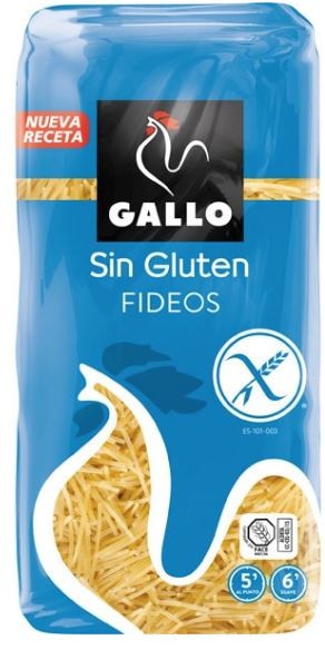 Fideos Gluten Free Pasta Gallo 500g
