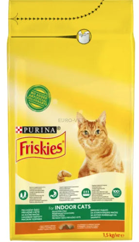 Friskies Chicken &amp; Vegetable Indoor Cat Croquet 1.5kg