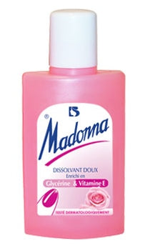 Dissolvant Rose Doux Enrichi En Glycérine 65ml Madonna