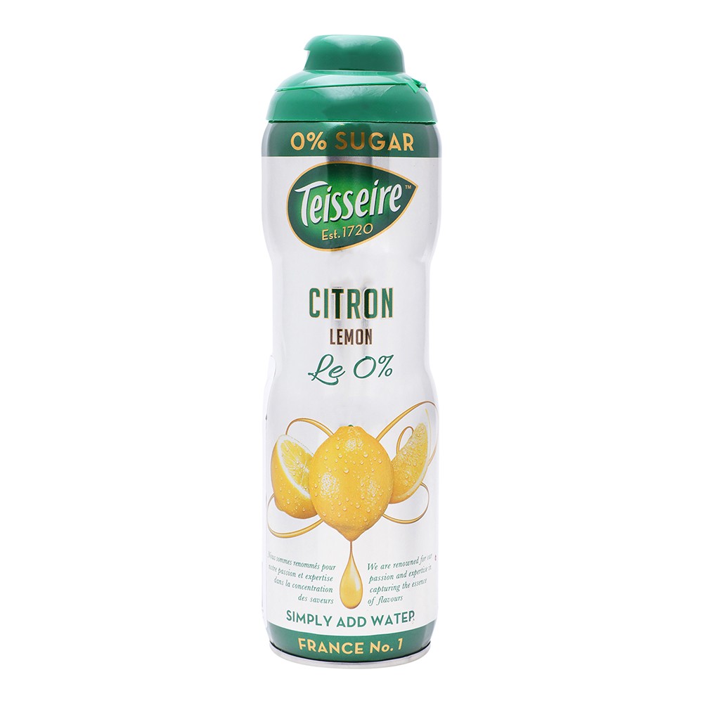 Sirop de Citron Teisseire 0% Sucre 600ml