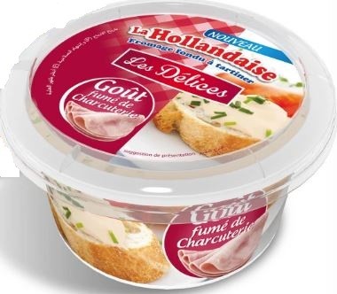 Cheese Spread Les Délices Smoked Taste of La Hollandaise Charcuterie 150g