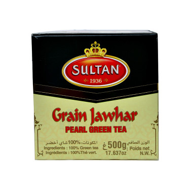 Granos de té verde Sultan Jawhar 500g