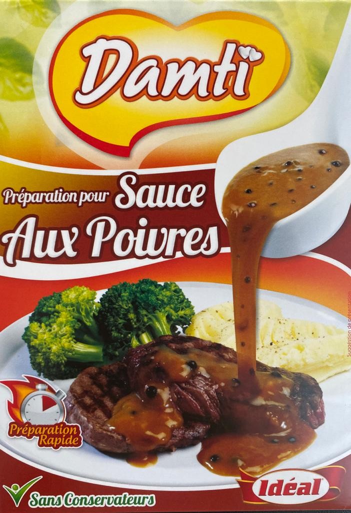 Sauce Aux Poivres Sans conservateur Damti Ideal 25g