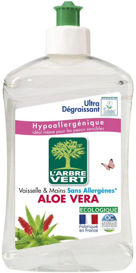 Savon pour Vaisselle & Mains à l'Aloé Vera l'Arbre Vert 500ml