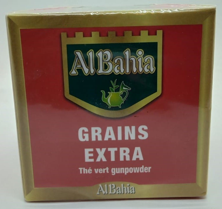 Gunpowder Green Tea Grains Extra Al Bahia 200g