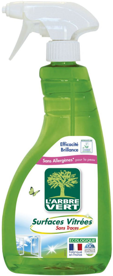 L'Arbre Vert Glass Surface Cleaner without Traces 740ml
