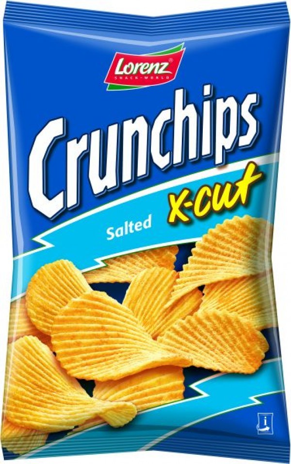LORENZ SALTED  X-CUT CRUNCHIPS 150g