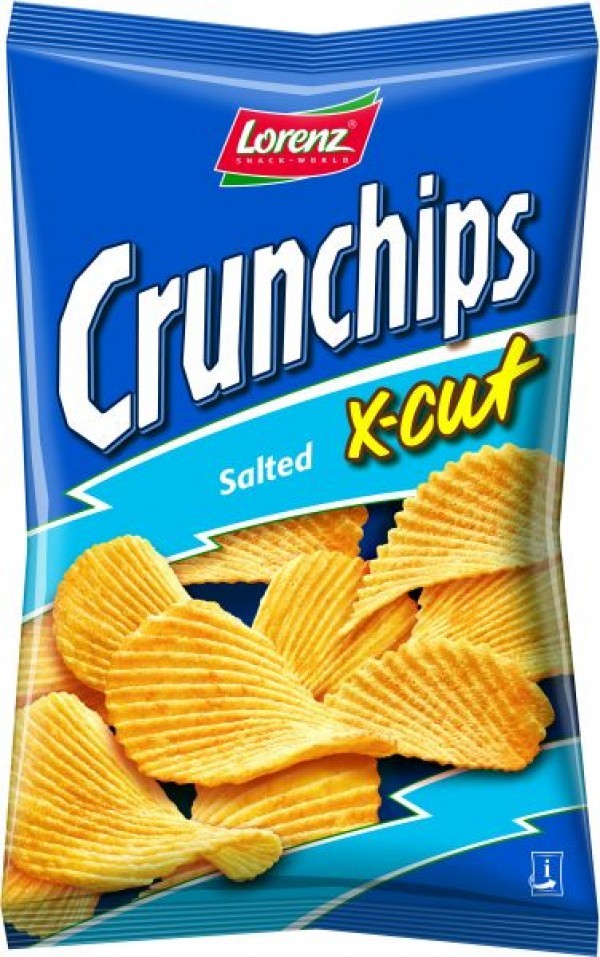 LORENZ SALTED  X-CUT CRUNCHIPS 150g