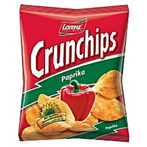 Crisps Parprika Crunchips 25g