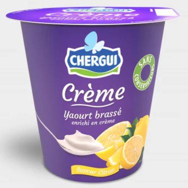 Yaourt Brassé Crème aux Citron Chergui 110g