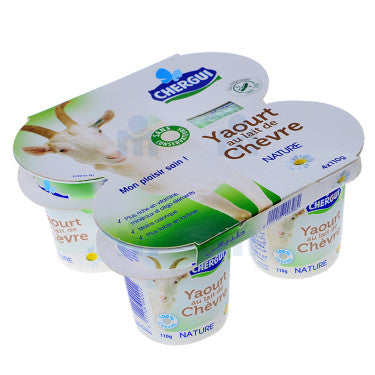 Yaourt de Chèvre Nature Sans Sucre Chergui 4pots x110g