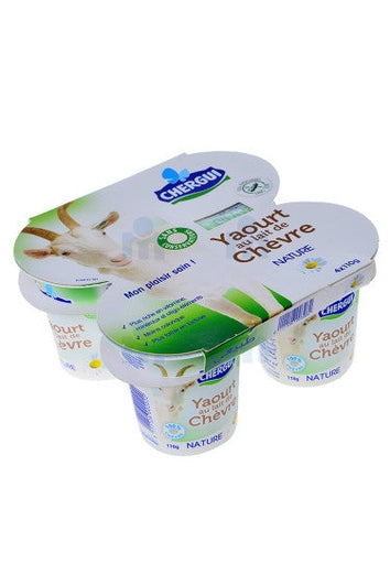 Yaourt de Chèvre Nature Sans Sucre Chergui 4pots x110g