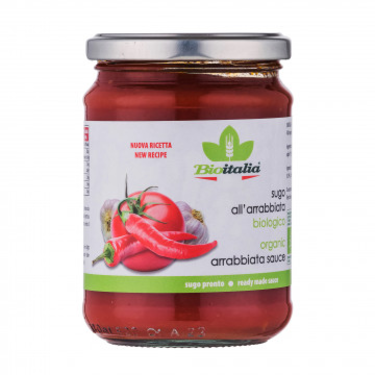 BIOITALIA Organic Arrabbiata Sauce 350 g