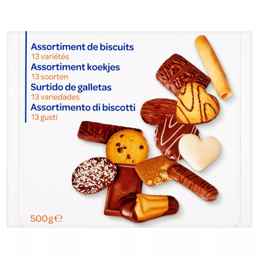 Assortiment de Biscuits 13 Variétés Carrefour  500 g