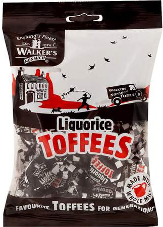 Walker's Toffee Liquorice Candies 150g