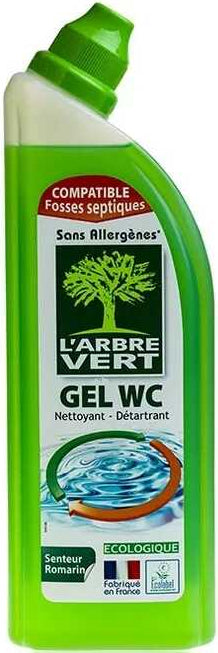 Ecological Cleansing Gel for Toilets Scented Rosemary l'Arbre Vert 750ml