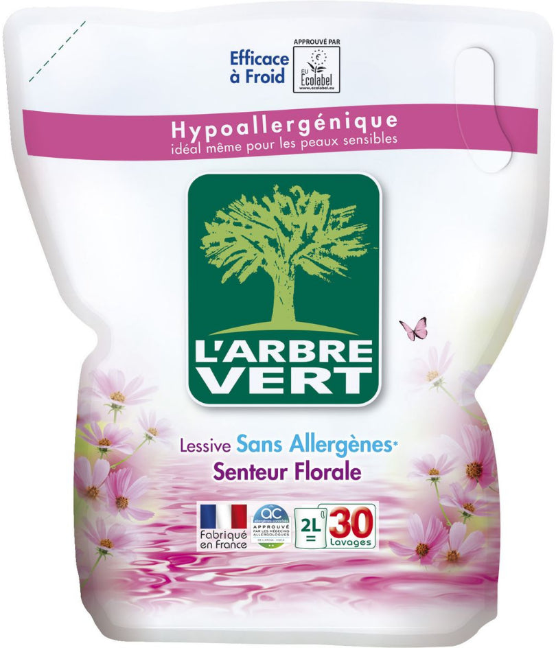 L'Arbre Vert Floral Scent Laundry Detergent Refill 2l