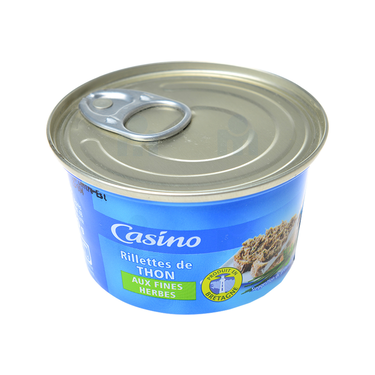 Rillettes de thon aux Fines Herbes  Casino 120g