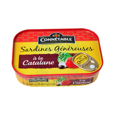 Sardines Sardines Généreuses à la Catalane Connétable  140 g