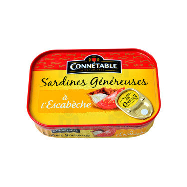Connétable Generous Sardines in Escabeche 140g
