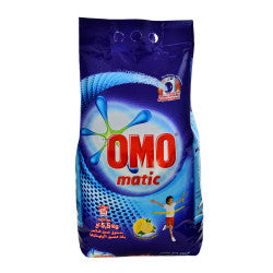 Omo Matic Lemon Laundry Powder Detergent 5.5 kg