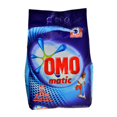 Détergent en Poudre Lessive Omo Matic 3.5 kg