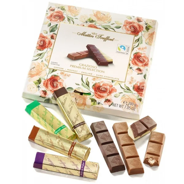 Selection de Chocolat  Premium Maître Truffout Grazioso Rose  200g
