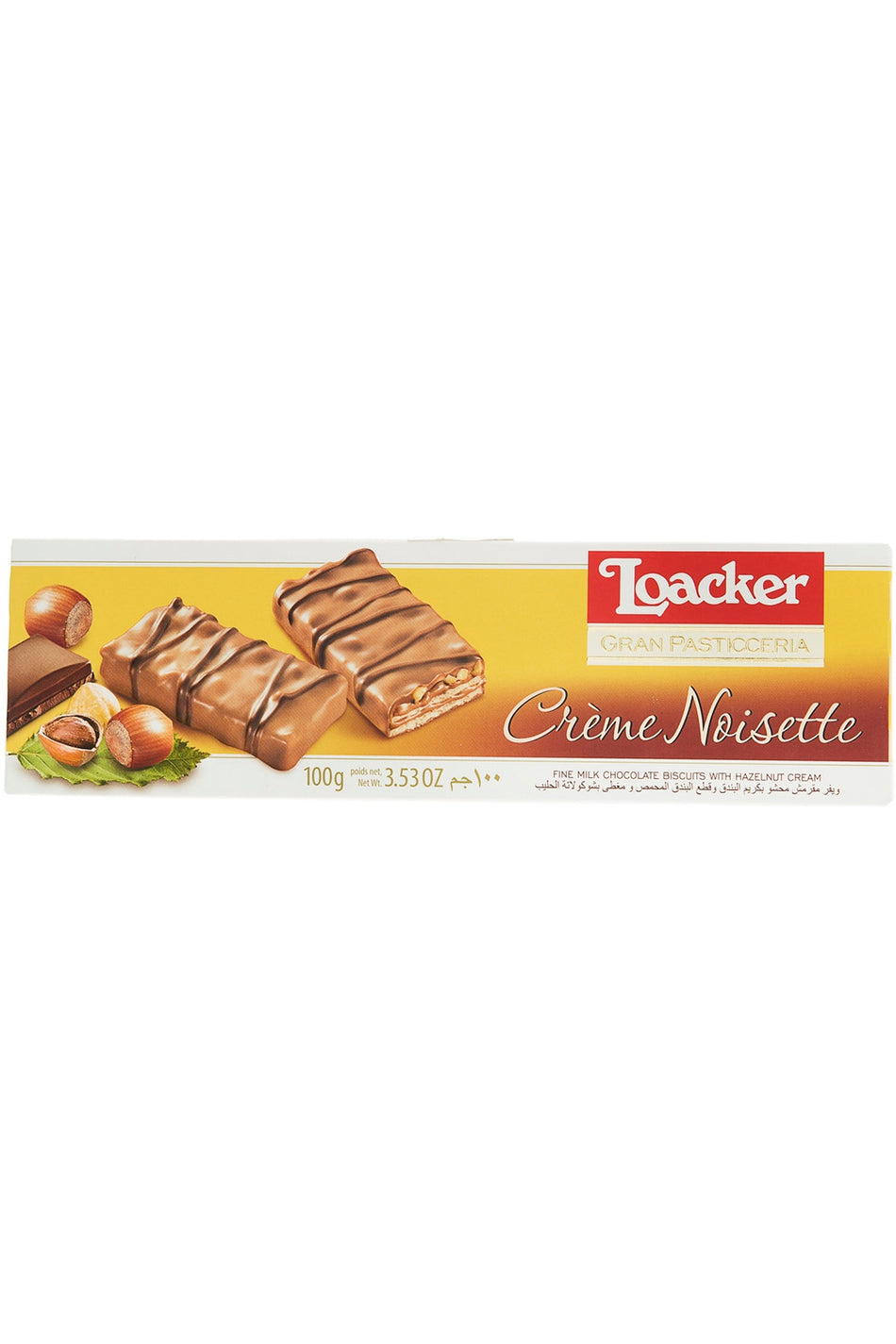 Gaufrettes Crème Noisette Gran Pasticceria Loacker 100g