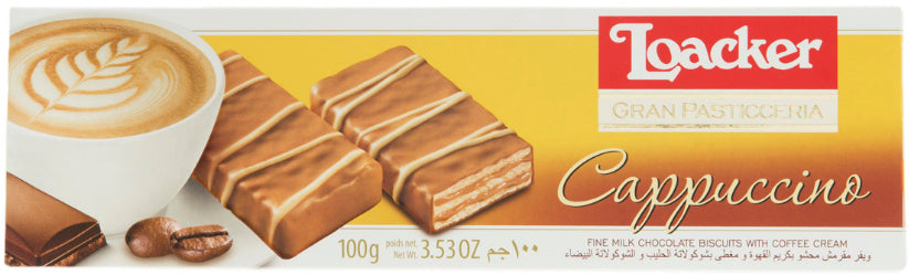 Gran Pasticceria Loacker Cappuccino Cream Wafers 100g