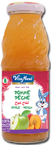 Boisson Bébé Pomme Pêche Vitameal 200ml