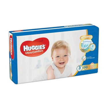 56 Couches  T3 (5-8 Kg) Huggies