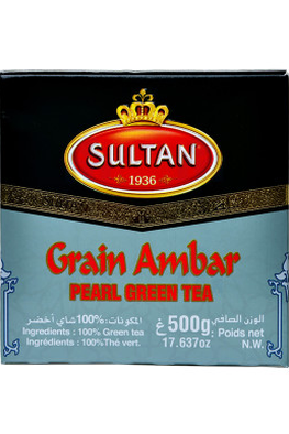 Sultan Ambar Green Tea Beans 500g