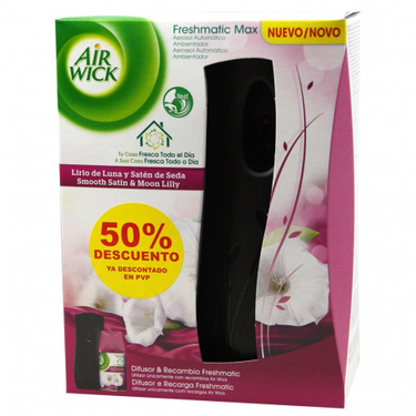 Diffuseur Automatique Air Wick Freshmatic + Recharge Lis de Lune Gratuite