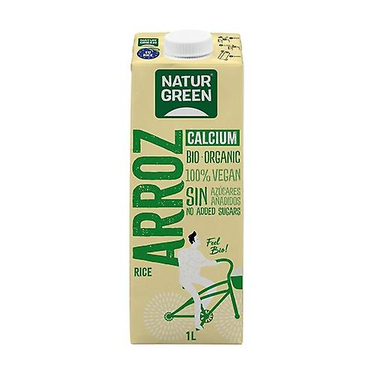 Boisson de Riz Bio au Calcium Natur Green 1L