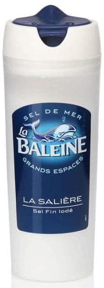 Salière Sel De Mer Fin Iode La Baleine 125g