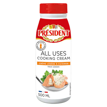 Crème pour Cuisiner  Président 500 ml