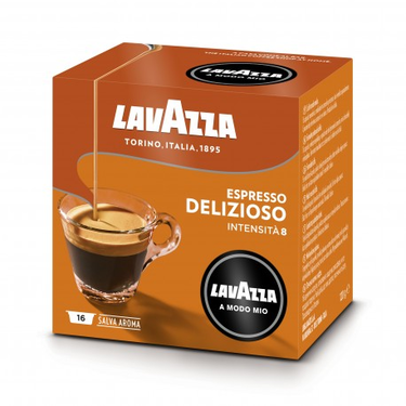 16 capsules Café Espresso Delizioso intensité 8 Lavazza a Modo Mio