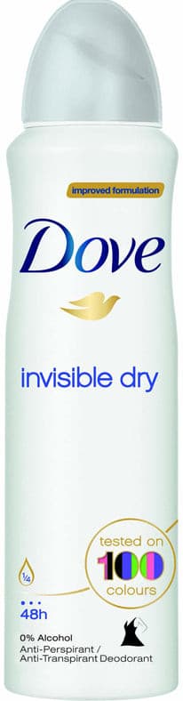 Anti-Perspirant Deodorant BodySpray Invisible Dry Dove 200ml