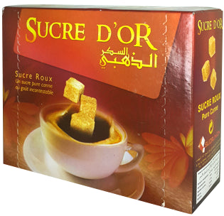 Brown Sugar Cubes Golden Sugar 500g