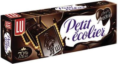 Biscuits Petit Beurre Chocolat Noir Petit Ecolier Lu 150g