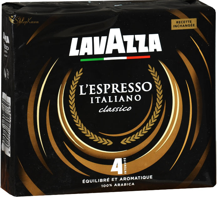 قهوة مطحونة اسبريسو ايتاليانو كلاسيك لافاتزا 250 جرام × 2