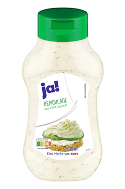 Rémoulade avec 65% d'Huile de Colza Sans Gluten Ja! 500 ml