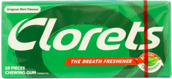 Box of 10 Chewing Gum Clorets