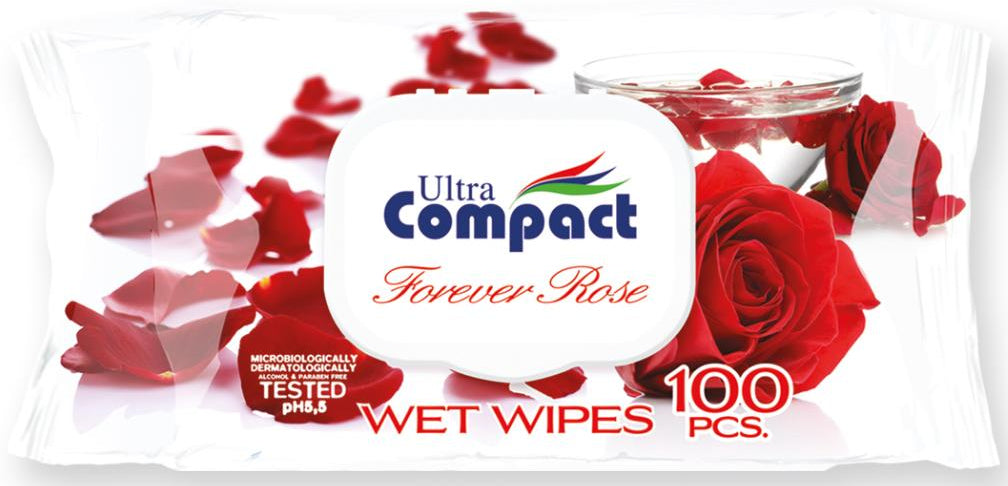 100 Lingettes Ultra Compact