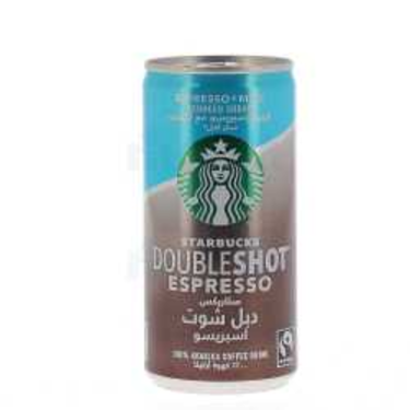 Starbucks Double Shot Espresso &amp; Cream Reduced Sugar Frappé Coffee 200ml