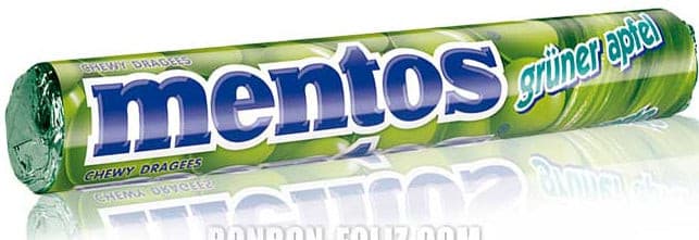 Bonbons Pomme Verte Mentos 37.5g