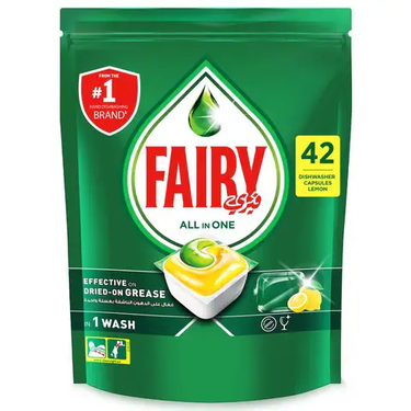 42 Platinum Lemon Fairy Dishwasher Tablets