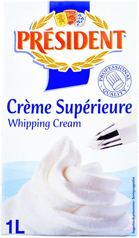 Liquid Whole Cream President 1L