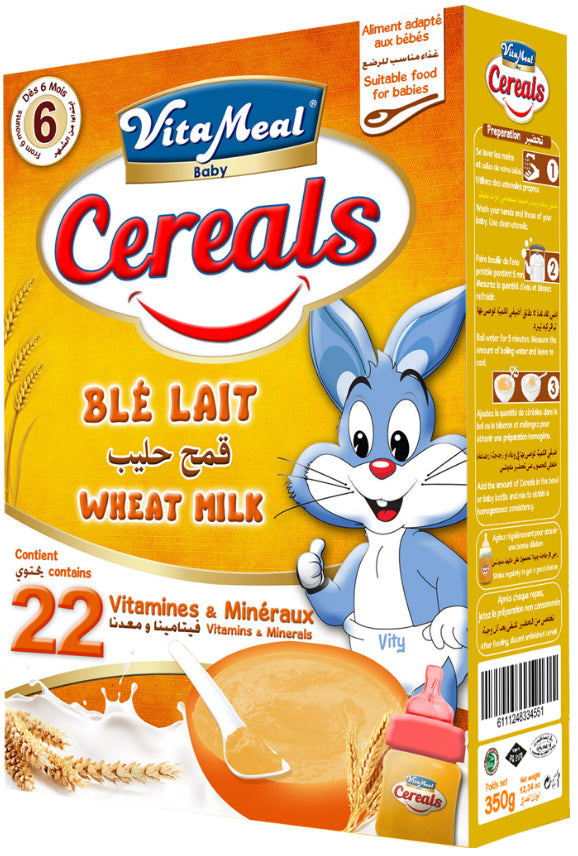 Cereal Wheat Milk VitaMeal 350g